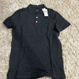 Man gray Abercrombie short sleeve Polo. Size XS NWT